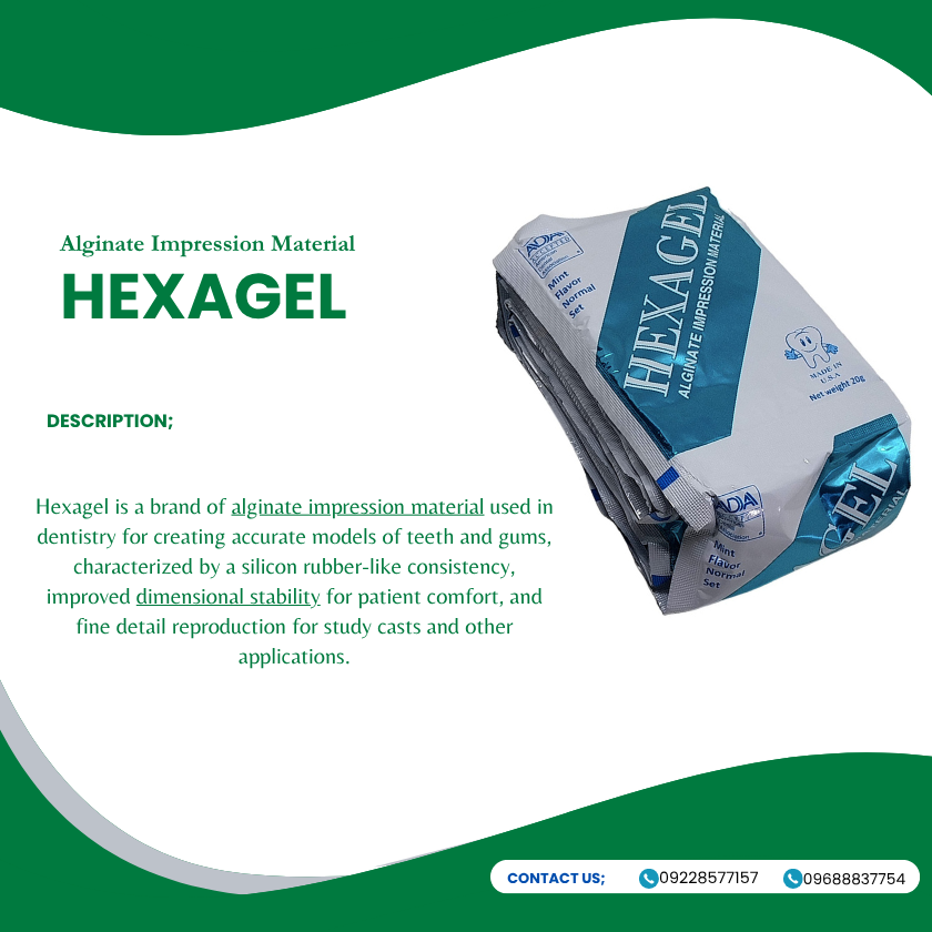 HEXAGEL(Alginate Impression Material) HEXAGEL(Alginate Impression Material)